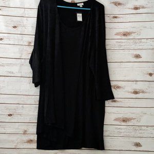 NWT - Avenue Malabar Black Tunic - Size 30/32